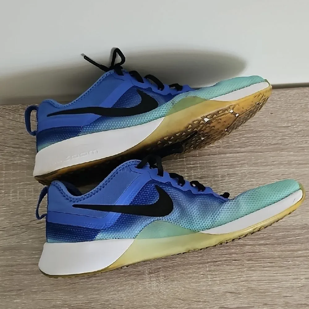 Nike Air Zoom TR Dynamic Fade Women's 8 Blue Green Training Shoes Gym